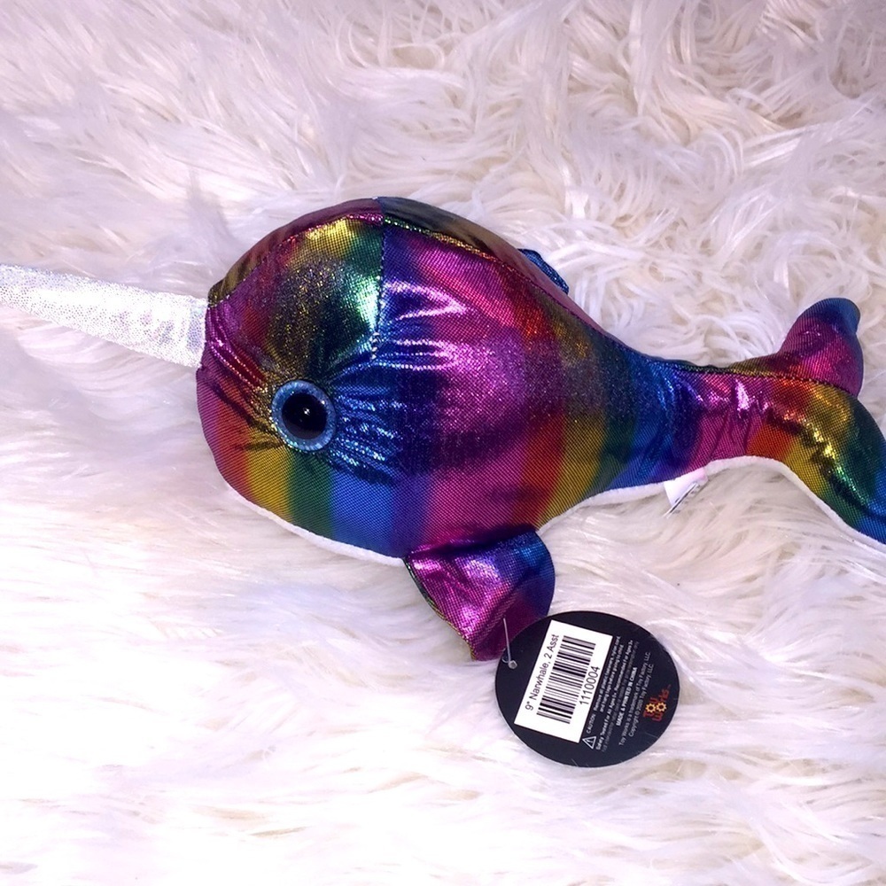 Toy factory narwhale unicorn plush toy. NW…